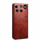 For Nothing Phone 3 Oil Wax Crazy Horse Texture Leather Phone Case(Brown) - 3