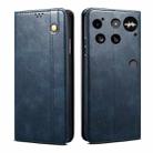 For Nothing Phone 3 Oil Wax Crazy Horse Texture Leather Phone Case(Blue) - 1