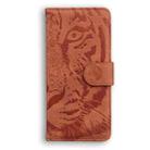 For OnePlus 13 Tiger Embossing Pattern Flip Leather Phone Case(Brown) - 3