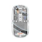 HXSJ T900 Transparent Magnet Three-mode Wireless Gaming Mouse(Grey) - 1