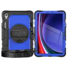 For Samsung Galaxy Tab S9 / S9 FE Silicone + PC Tablet Case(Black+Dark Blue) - 2