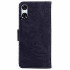 For Sony Xperia 10 VI Tiger Embossing Pattern Flip Leather Phone Case(Black) - 3