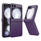 For Samsung Galaxy Z Flip5 Hinge Full Coverage Phone Case(Purple) - 1