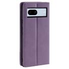 For Google Pixel 7a TTUDRCH RFID Retro Texture Leather Phone Case(Purple) - 3