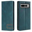 For Google Pixel 7 Pro TTUDRCH RFID Retro Texture Leather Phone Case(Greem) - 1