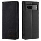 For Google Pixel 7 TTUDRCH RFID Retro Texture Leather Phone Case(Black) - 1