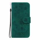 For Honor 200 Butterfly Rose Embossed Leather Phone Case(Green) - 2