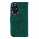 For Honor 200 Butterfly Rose Embossed Leather Phone Case(Green) - 3