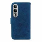 For OnePlus Nord CE4 5G Butterfly Rose Embossed Leather Phone Case(Blue) - 3