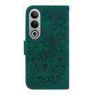 For OnePlus Nord CE4 5G Butterfly Rose Embossed Leather Phone Case(Green) - 3