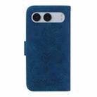 For OnePlus Nord 4 Butterfly Rose Embossed Leather Phone Case(Blue) - 3