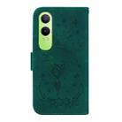 For OnePlus Nord CE4 Lite Butterfly Rose Embossed Leather Phone Case(Green) - 3