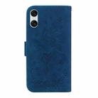 For Sony Xperia 10 VI Butterfly Rose Embossed Leather Phone Case(Blue) - 3