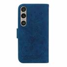 For Sony Xperia 1 VI Butterfly Rose Embossed Leather Phone Case(Blue) - 3