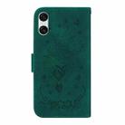 For Sony Xperia 5 VI Butterfly Rose Embossed Leather Phone Case(Green) - 3