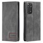 For Xiaomi Redmi Note 12S 4G Global TTUDRCH RFID Retro Texture Leather Phone Case(Grey) - 1