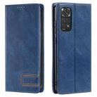 For Xiaomi Redmi Note 12S 4G Global TTUDRCH RFID Retro Texture Leather Phone Case(Blue) - 1