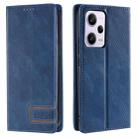 For Xiaomi Redmi Note 12 Pro 5G Global TTUDRCH RFID Retro Texture Leather Phone Case(Blue) - 1