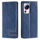 Xiaomi 13 Lite TTUDRCH RFID Retro Texture Leather Phone Case(Blue) - 1