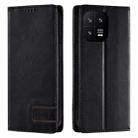 For Xiaomi 13 TTUDRCH RFID Retro Texture Leather Phone Case(Black) - 1