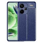 For Xiaomi Redmi Note 13 Pro+ Litchi Texture Shockproof TPU Phone Case(Blue) - 1
