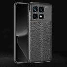 For Xiaomi Redmi K70 Pro Litchi Texture Shockproof TPU Phone Case(Black) - 1