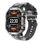 HAMTOD GW55 2.02 inch Screen IP68 Waterproof Smart Watch, Support Bluetooth Call / Heart Rate(Silver Frame) - 1