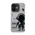 For iPhone 11 Skin Feel Pattern PC Phone Case(Positive Metal Astronaut) - 1