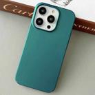 For iPhone 14 Pro Skin Feel All Inclusive PC Phone Case(Bronze Green) - 1