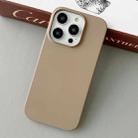 For iPhone 13 Pro Skin Feel All Inclusive PC Phone Case(Dark Coffee) - 1