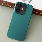 For iPhone 12 Skin Feel All Inclusive PC Phone Case(Bronze Green) - 1