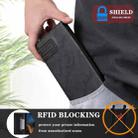 For iPhone 11 TTUDRCH RFID Retro Texture Magnetic Leather Phone Case(Black) - 5