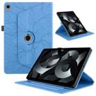 For iPad 10th Gen 10.9 2022 Tree Life Embossed Rotation Leather Smart Tablet Case(Blue) - 1