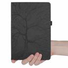 For iPad Pro 11 2024 Tree Life Embossed Rotation Leather Smart Tablet Case(Black) - 3