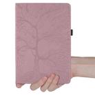 For iPad Pro 13 2024 Tree Life Embossed Rotation Leather Smart Tablet Case(Rose Gold) - 3