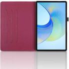 For Samsung Galaxy Tab S10 FE+ Tree Life Embossed Rotation Leather Smart Tablet Case(Red) - 3
