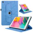 For Samsung Galaxy Tab A 8.0 2019 / T290 Tree Life Embossed Rotation Leather Tablet Case(Blue) - 1