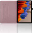 For Samsung Galaxy Tab S9 / S9 FE Tree Life Embossed Rotation Leather Tablet Case(Rose Gold) - 3