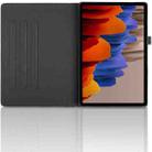 For Samsung Galaxy Tab S9 / S9 FE Tree Life Embossed Rotation Leather Tablet Case(Black) - 3