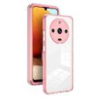 For Realme 11 Pro 5G/11 Pro+ 5G 3 in 1 Clear TPU Color PC Frame Phone Case(Pink) - 1