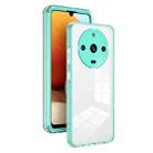 For Realme 11 Pro 5G/11 Pro+ 5G 3 in 1 Clear TPU Color PC Frame Phone Case(Light Green) - 1