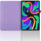 For Lenovo Tab M11 / Xiaoxin Pad 11 2024 Tree Life Embossed Rotation Leather Tablet Case(Purple) - 3