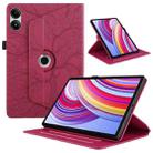 For Xiaomi Redmi Pad Pro 12.1 Tree Life Embossed Rotation Leather Smart Tablet Case(Red) - 1