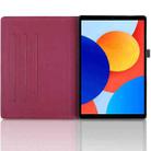 For Xiaomi Redmi Pad SE 8.7 4G Tree Life Embossed Rotation Leather Smart Tablet Case(Red) - 3