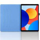 For Xiaomi Redmi Pad SE 8.7 4G Tree Life Embossed Rotation Leather Smart Tablet Case(Blue) - 3