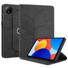 For Xiaomi Redmi Pad SE 8.7 4G Tree Life Embossed Rotation Leather Smart Tablet Case(Black) - 2