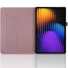 For Xiaomi Pad 7 / 7 Pro Tree Life Embossed Rotation Leather Tablet Case(Rose Gold) - 3