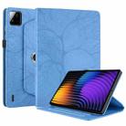 For Xiaomi Pad 7 / 7 Pro Tree Life Embossed Rotation Leather Tablet Case(Blue) - 2