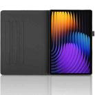 For Xiaomi Pad 7 / 7 Pro Tree Life Embossed Rotation Leather Tablet Case(Black) - 3