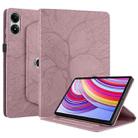For Xiaomi Redmi Pad SE 11 2025 Tree Life Embossed Rotation Leather Tablet Case(Rose Gold) - 2
